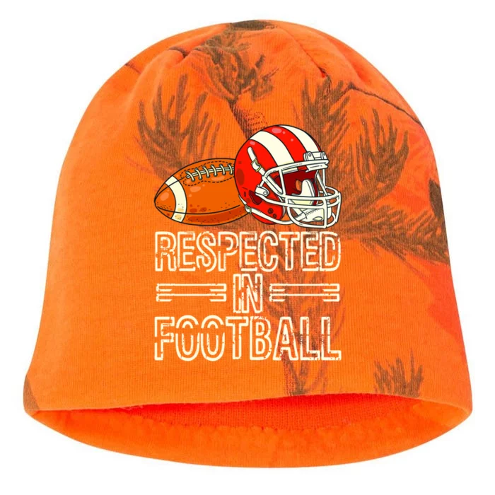 Respected In Football Football Gift Kati - Camo Knit Beanie