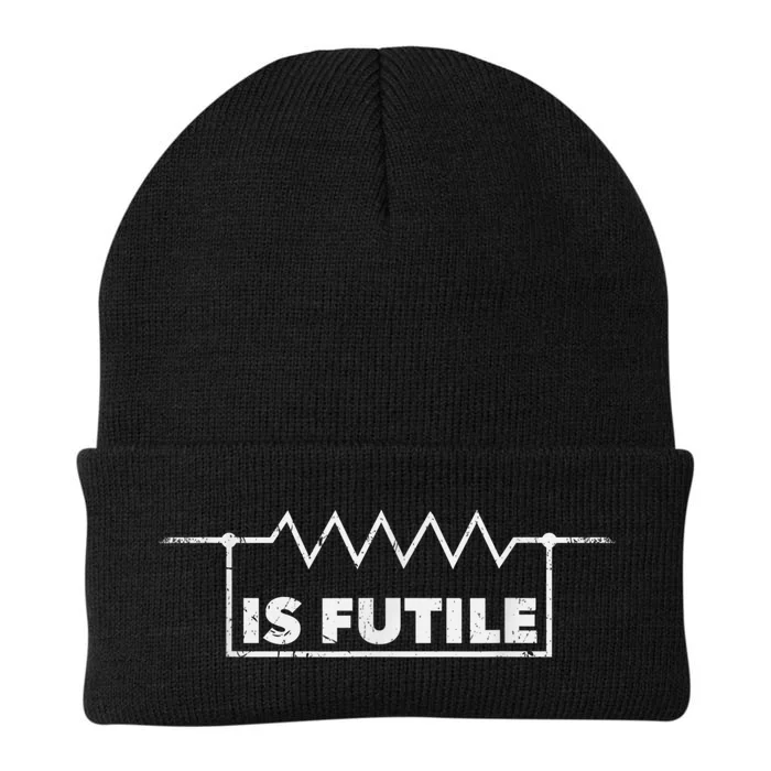 Resistor Is Futile Design Electrical Engineering Resistance Knit Cap Winter Beanie