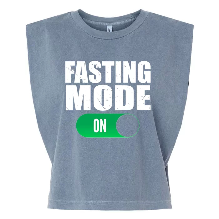 Ramadan Intermittent Fasting Fasting Mode On Gift Garment-Dyed Women's Muscle Tee