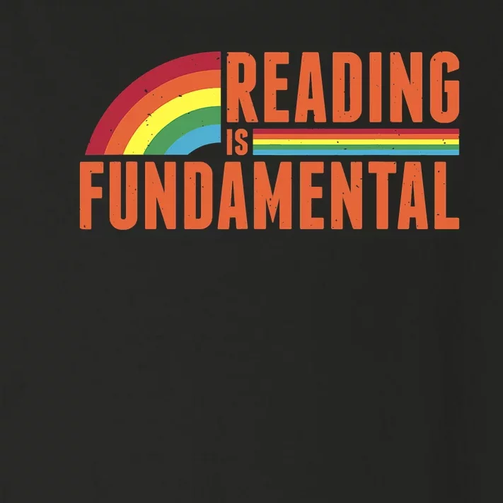 Reading Is Fundamental Retro Rainbow Book Worm Toddler Long Sleeve Shirt