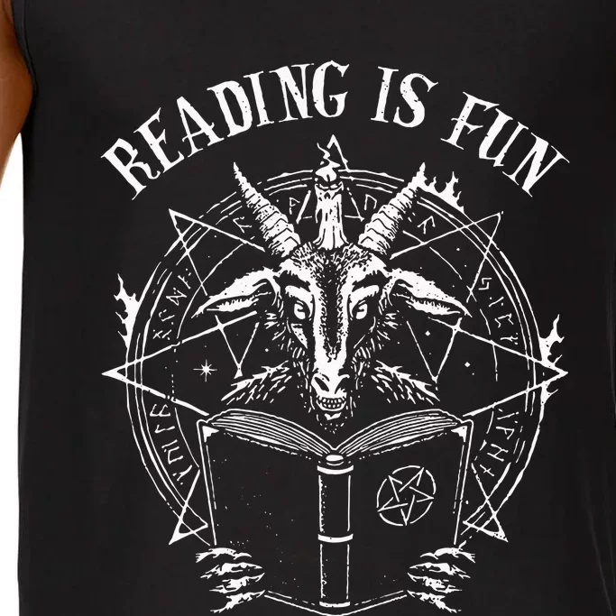 Reading Is Fun Baphomet Goat Comfort Colors® Tank Top