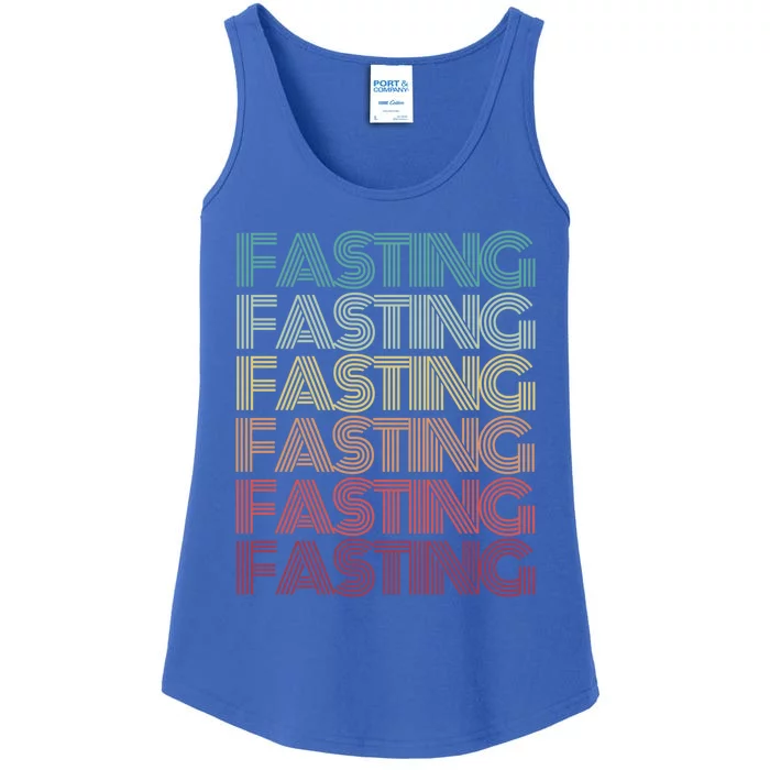 Retro Im Fasting Mode On Autophagy In Progress Ramadan Life Great Gift Ladies Essential Tank