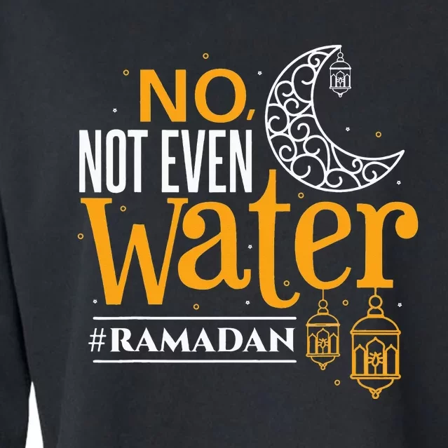 Ramadan Islamic Fasting Cropped Pullover Crew