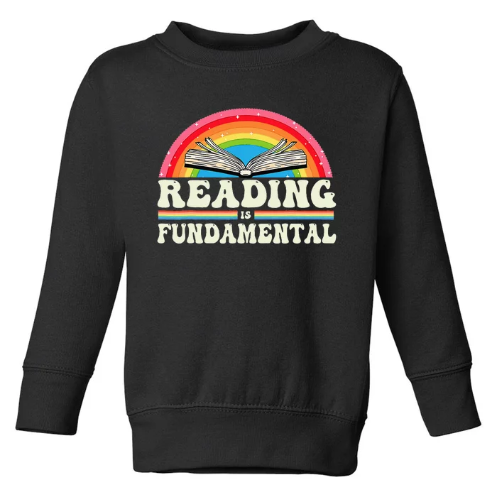 Reading Is Fundamental Geeky Bookworm Poetry Literature Toddler Sweatshirt