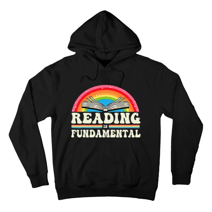 Reading Is Fundamental Geeky Bookworm Poetry Literature Tall Hoodie