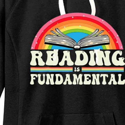 Reading Is Fundamental Geeky Bookworm Poetry Literature Women's Fleece Hoodie