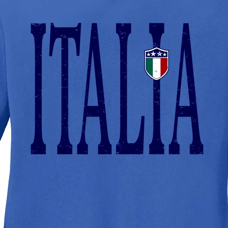 Retro Italia Gift Ladies Long Sleeve Shirt