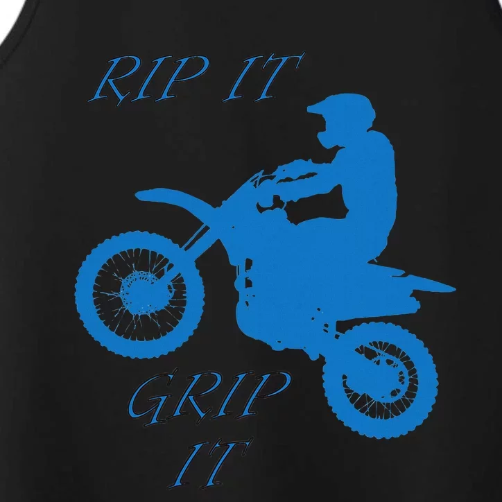 Rip It Grip It Motorcycle Dirt Bike Racing Performance Tank