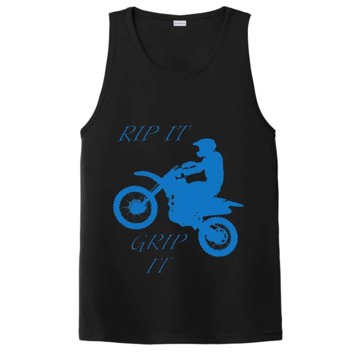 Rip It Grip It Motorcycle Dirt Bike Racing Performance Tank