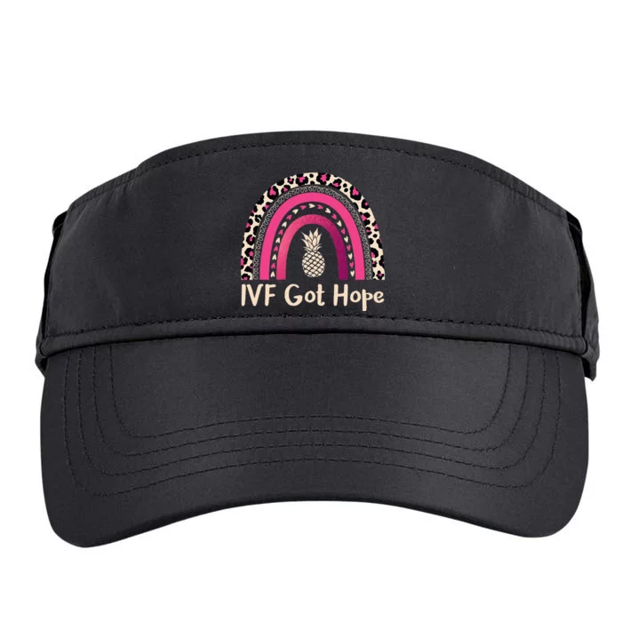 Rainbow Ivf Got Hope Ivf Pineapple For Transfer Day Adult Drive Performance Visor