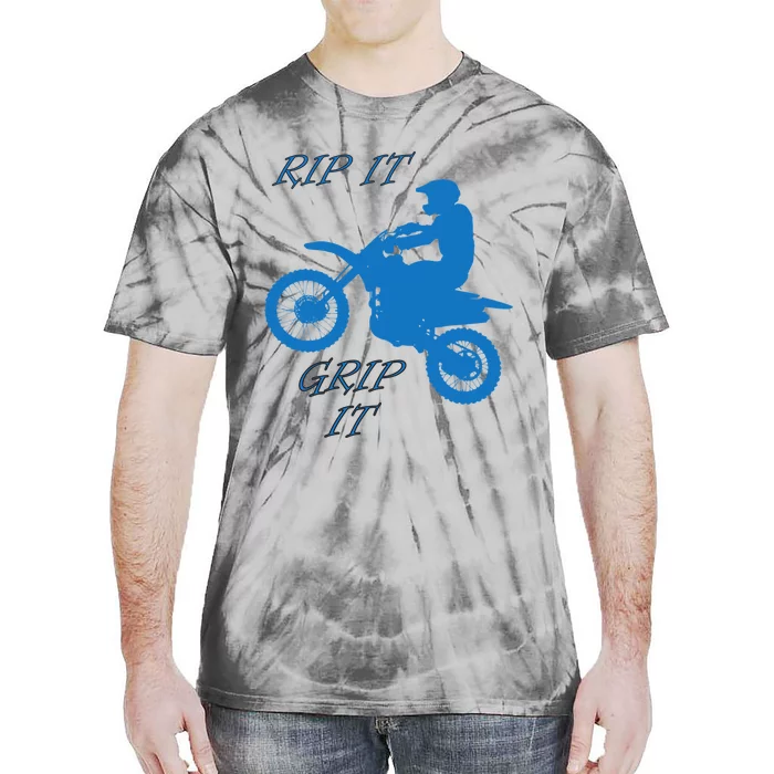 Rip It Grip It Motorcycle Dirt Bike Racing Tie-Dye T-Shirt