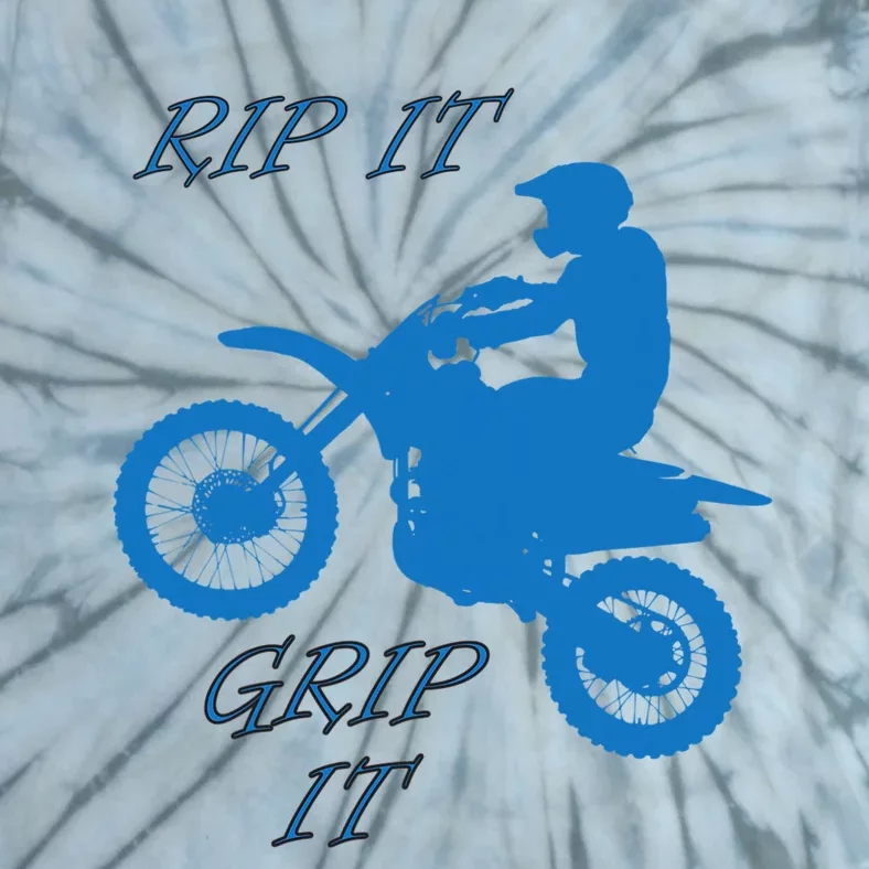 Rip It Grip It Motorcycle Dirt Bike Racing Tie-Dye T-Shirt