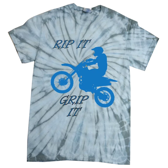 Rip It Grip It Motorcycle Dirt Bike Racing Tie-Dye T-Shirt