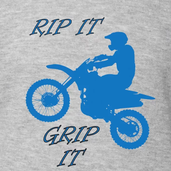 Rip It Grip It Motorcycle Dirt Bike Racing Toddler Sweatshirt