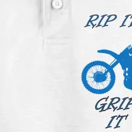 Rip It Grip It Motorcycle Dirt Bike Racing Dry Zone Grid Performance Polo