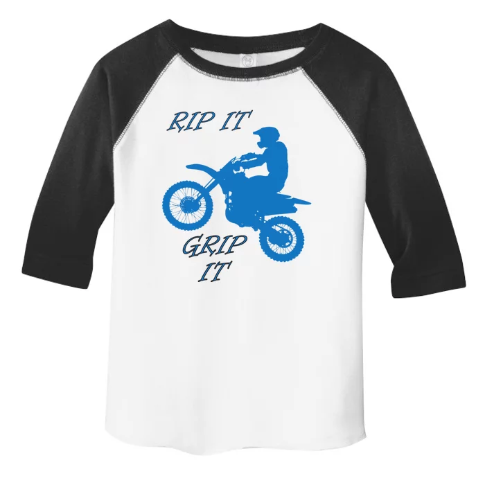 Rip It Grip It Motorcycle Dirt Bike Racing Toddler Fine Jersey T-Shirt