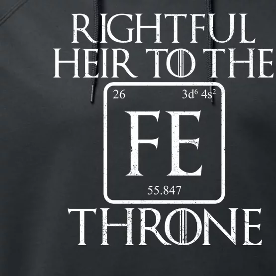 Rightful Heir To The Iron Throne Performance Fleece Hoodie