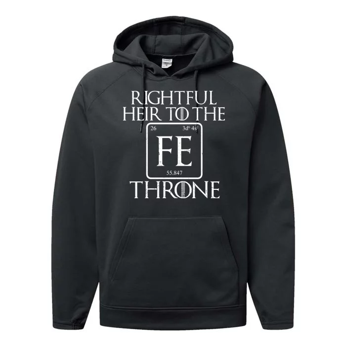 Rightful Heir To The Iron Throne Performance Fleece Hoodie