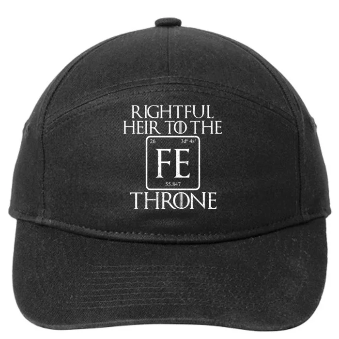 Rightful Heir To The Iron Throne 7-Panel Snapback Hat