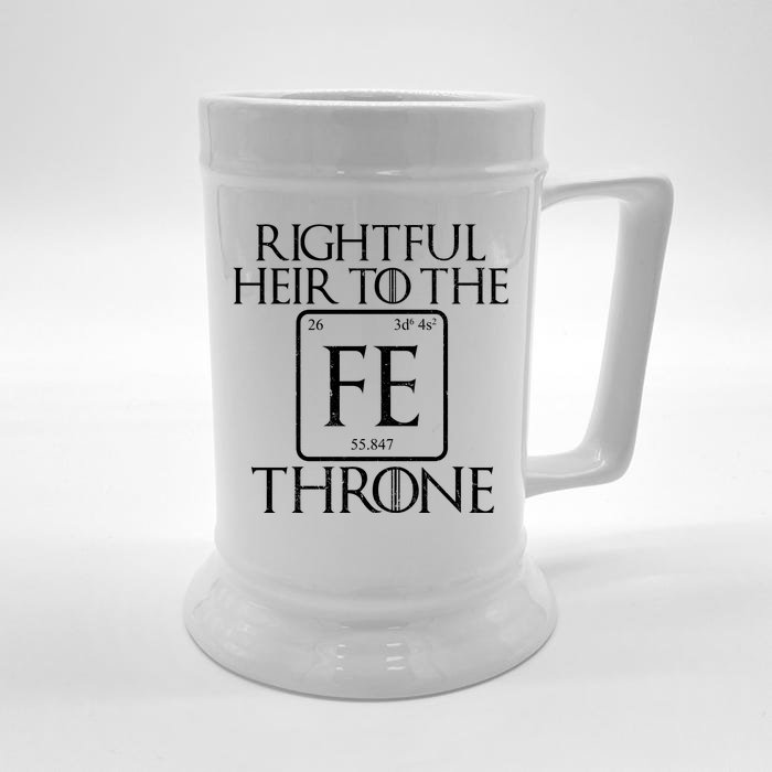 Rightful Heir To The Iron Throne Front & Back Beer Stein