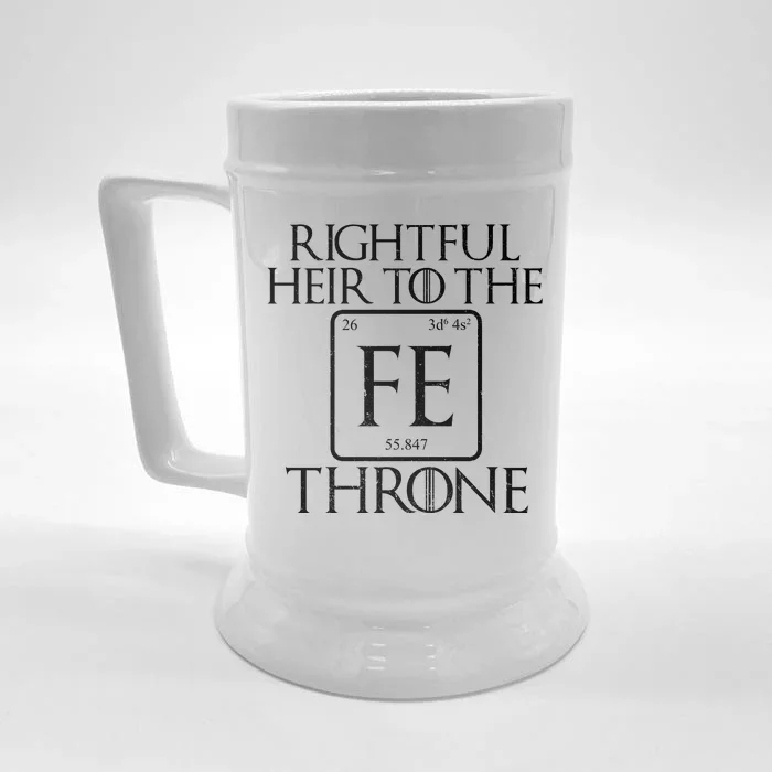 Rightful Heir To The Iron Throne Front & Back Beer Stein