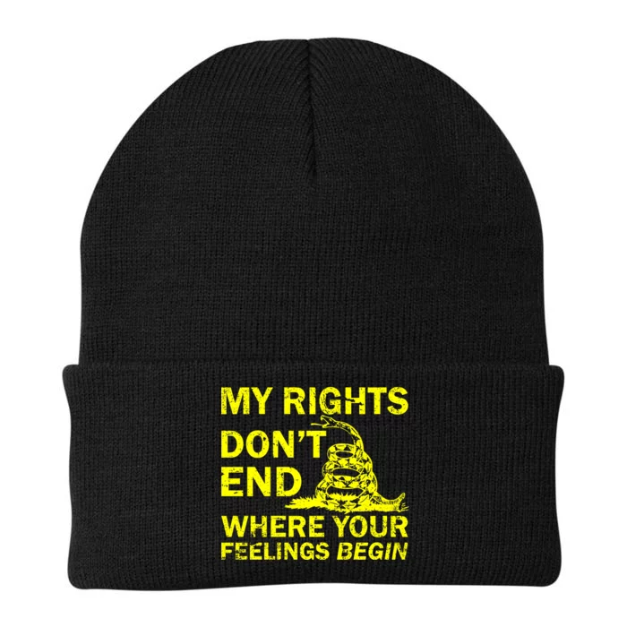 Rights Don't End Where Feelings Begin Knit Cap Winter Beanie