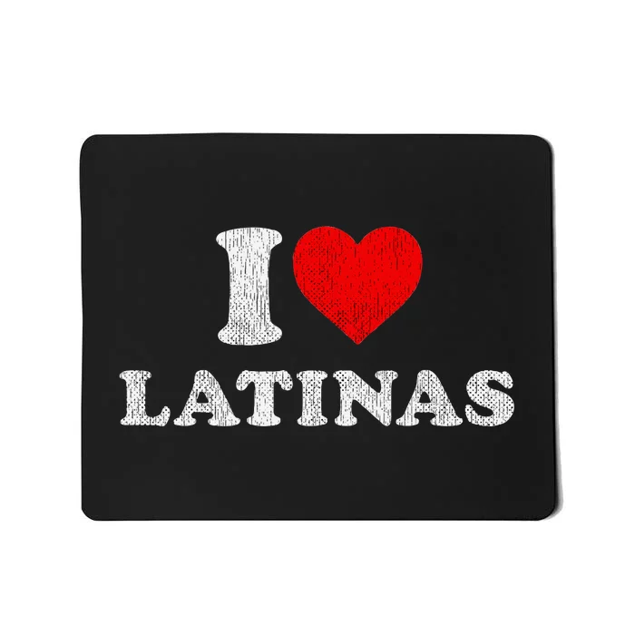 Retro I Heart Latinas Clothing I Love Latinas Mousepad