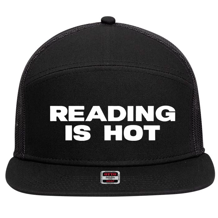 Reading Is Hot Stormi 7 Panel Mesh Trucker Snapback Hat