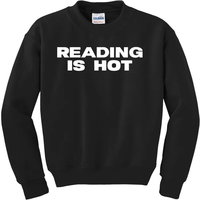 Reading Is Hot Stormi Kids Sweatshirt