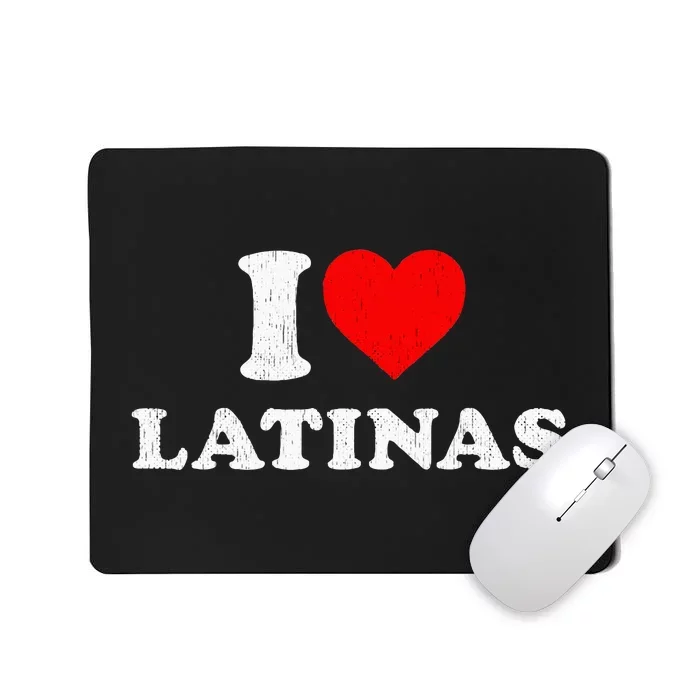 Retro I Heart Latinas Clothing I Love Latinas Mousepad