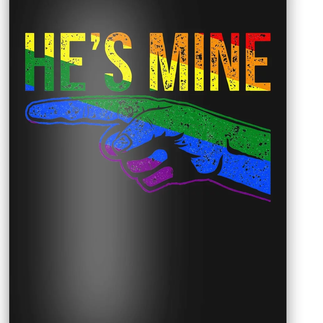 Retro I'm His He's Mine Gay Couples Im His Hes Mine Hes Mine Poster