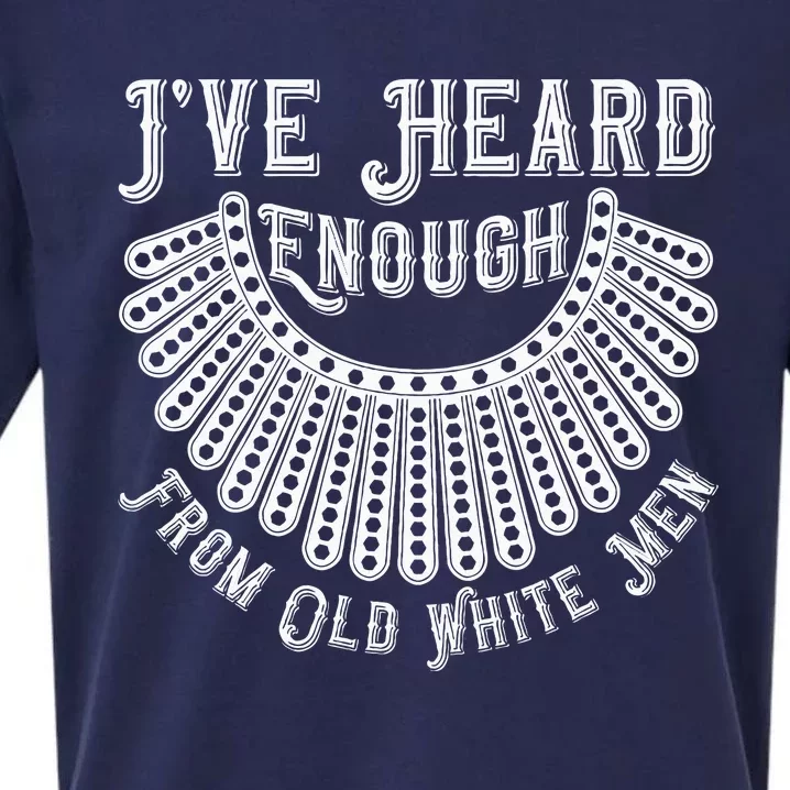 Rbg IVe Heard Enough From Old White Me.N Sueded Cloud Jersey T-Shirt