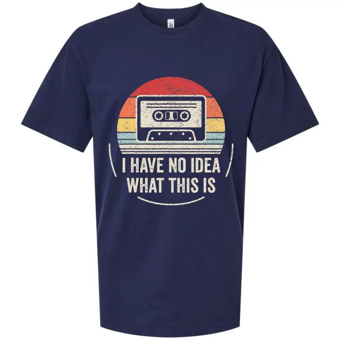 Retro I Have No Idea What This Is Kids Funny Cassette Sueded Cloud Jersey T-Shirt