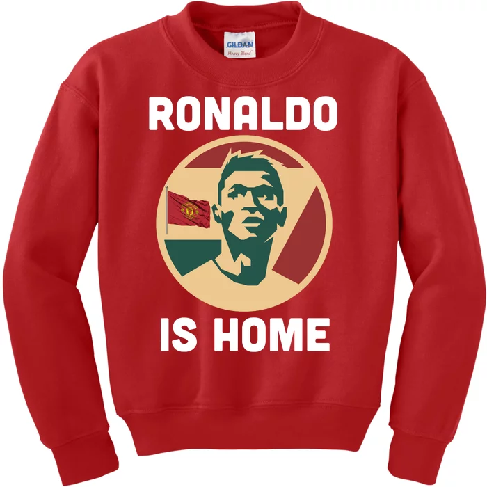 Ronaldo Is Home Manchester Kids Sweatshirt