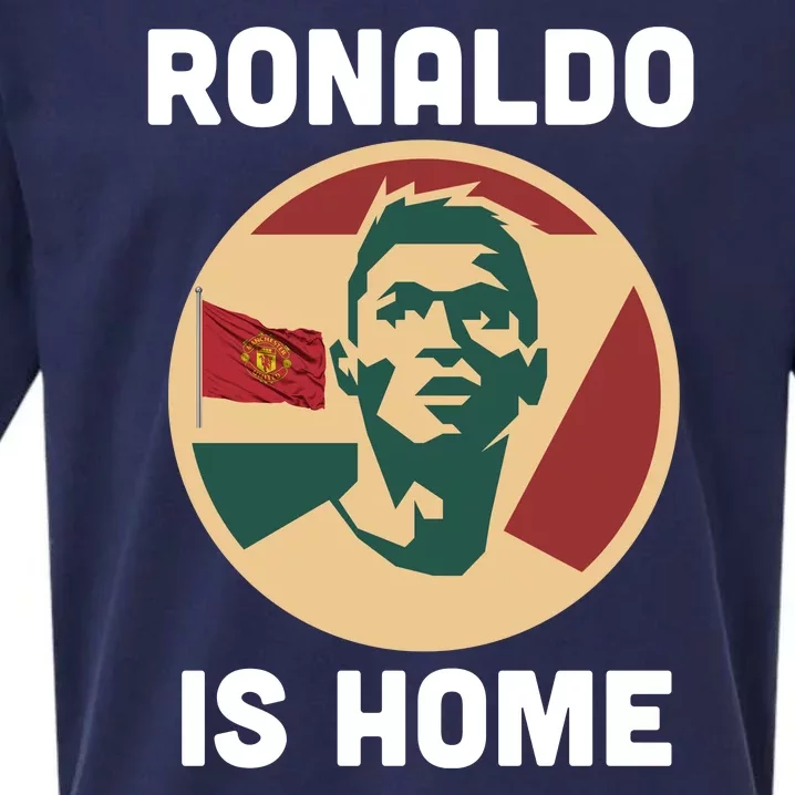 Ronaldo Is Home Manchester Sueded Cloud Jersey T-Shirt