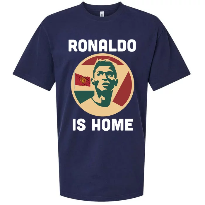 Ronaldo Is Home Manchester Sueded Cloud Jersey T-Shirt