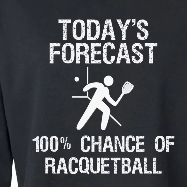 Racquetball It's in me. A Racquetball Action Funny Cropped Pullover Crew