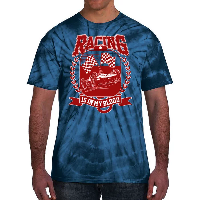 Racing Is In My Blood Tie-Dye T-Shirt