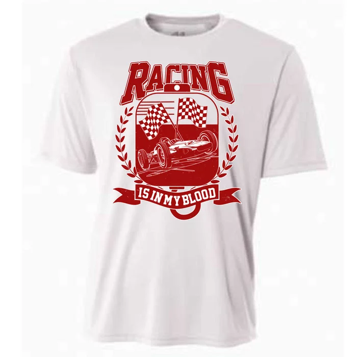 Racing Is In My Blood Cooling Performance Crew T-Shirt