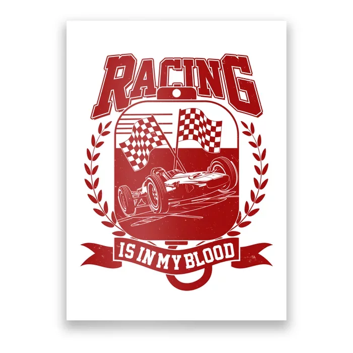 Racing Is In My Blood Poster