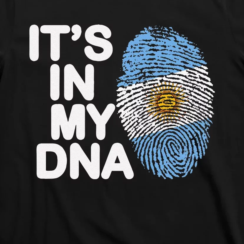 Retro It's In My DNA Argentinian Argentine soccer T-Shirt