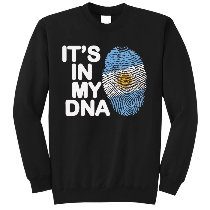 Retro It's In My DNA Argentinian Argentine soccer Tall Sweatshirt