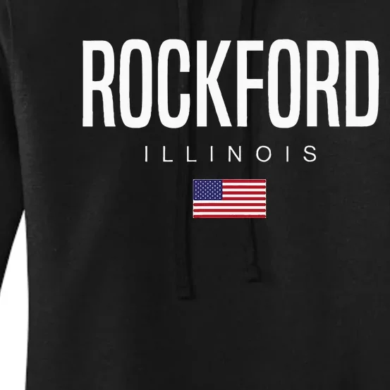 Rockford Illinois Il Women's Pullover Hoodie