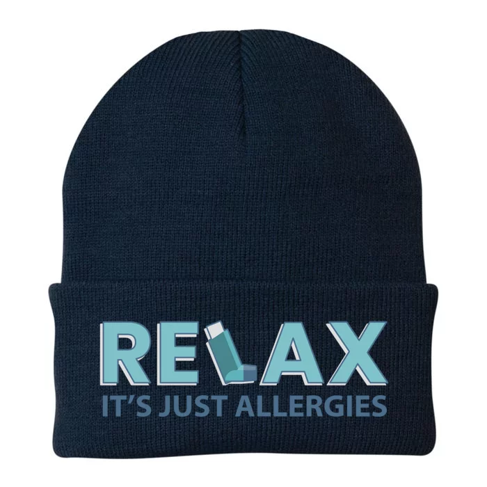 Relax It's Just Allergies Gift Knit Cap Winter Beanie