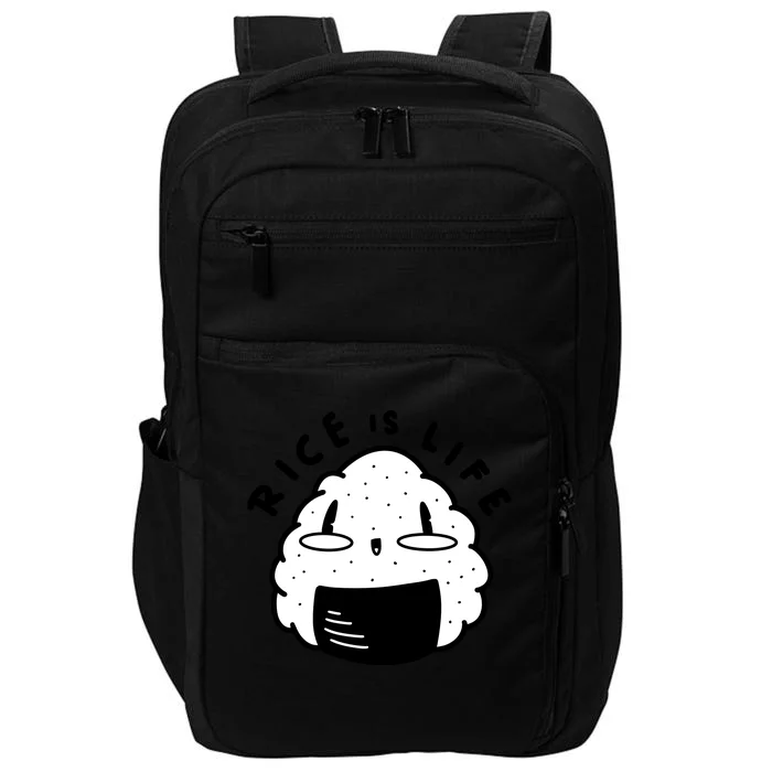 Rice Is Life Cute Sushi Impact Tech Backpack