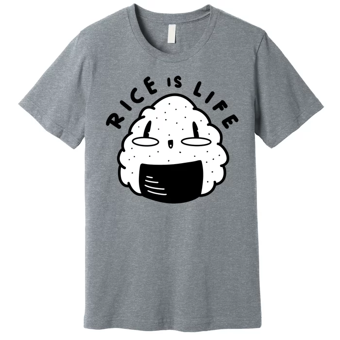 Rice Is Life Cute Sushi Premium T-Shirt