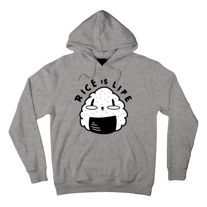 Rice Is Life Cute Sushi Tall Hoodie