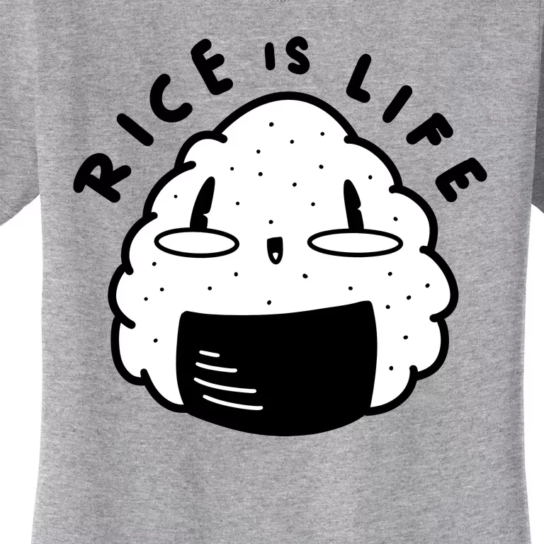 Rice Is Life Cute Sushi Women's T-Shirt