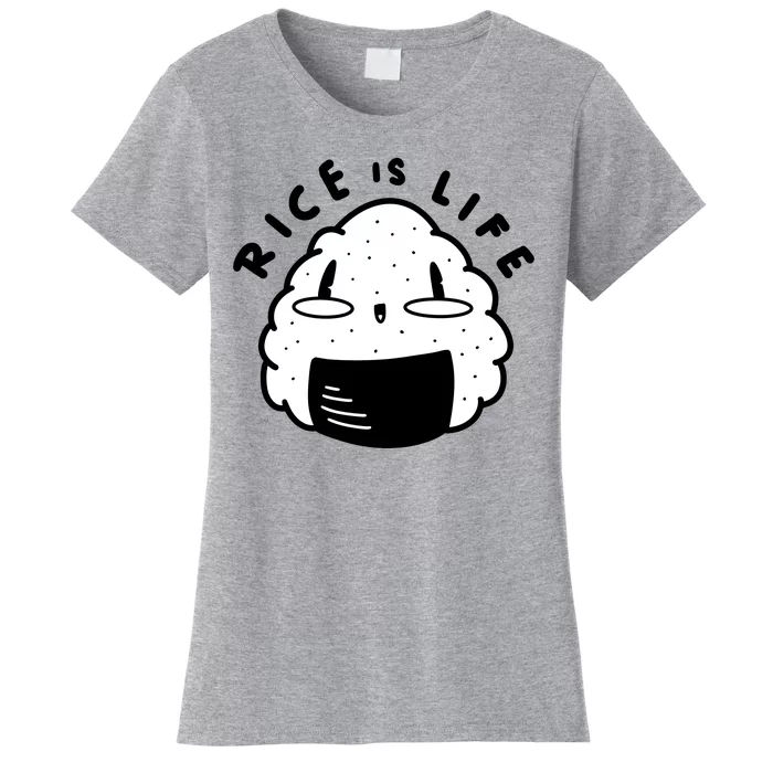 Rice Is Life Cute Sushi Women's T-Shirt