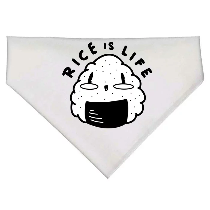 Rice Is Life Cute Sushi USA-Made Doggie Bandana